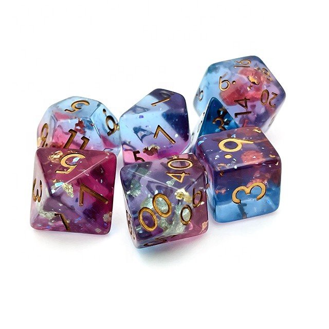 custom 16mm dice set dnd rpg OEM resin dice polyhedral