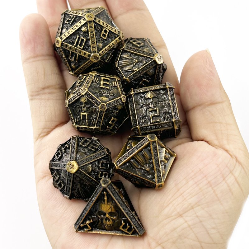 Newest Design Metal Wizard Dice for DND Table Dungeons & Dragons Game