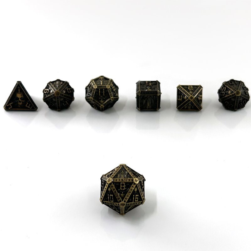 Newest Design Metal Wizard Dice for DND Table Dungeons & Dragons Game