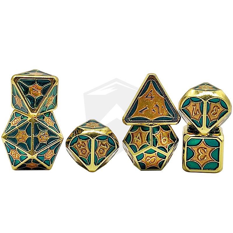 Customization Logo Rpg Dnd Polyhedral Dices Resin Mini Dice Set Dnd 10 Sided Dice Set Opal
