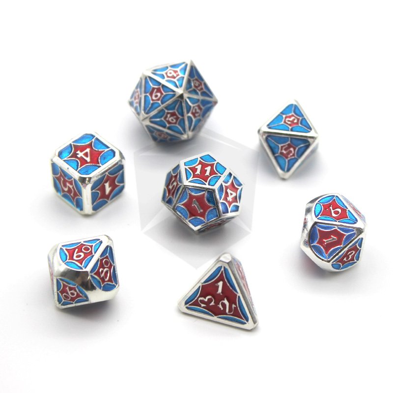 Customization Logo Rpg Dnd Polyhedral Dices Resin Mini Dice Set Dnd 10 Sided Dice Set Opal