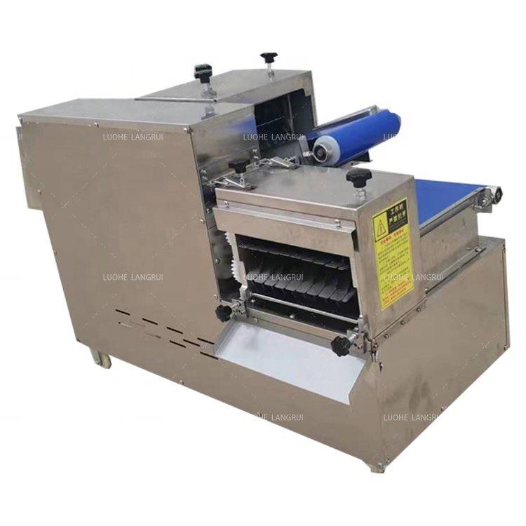 Electric automatic commercial Fresh Meat Dice Dicer Cube Cutting Dicing Machine