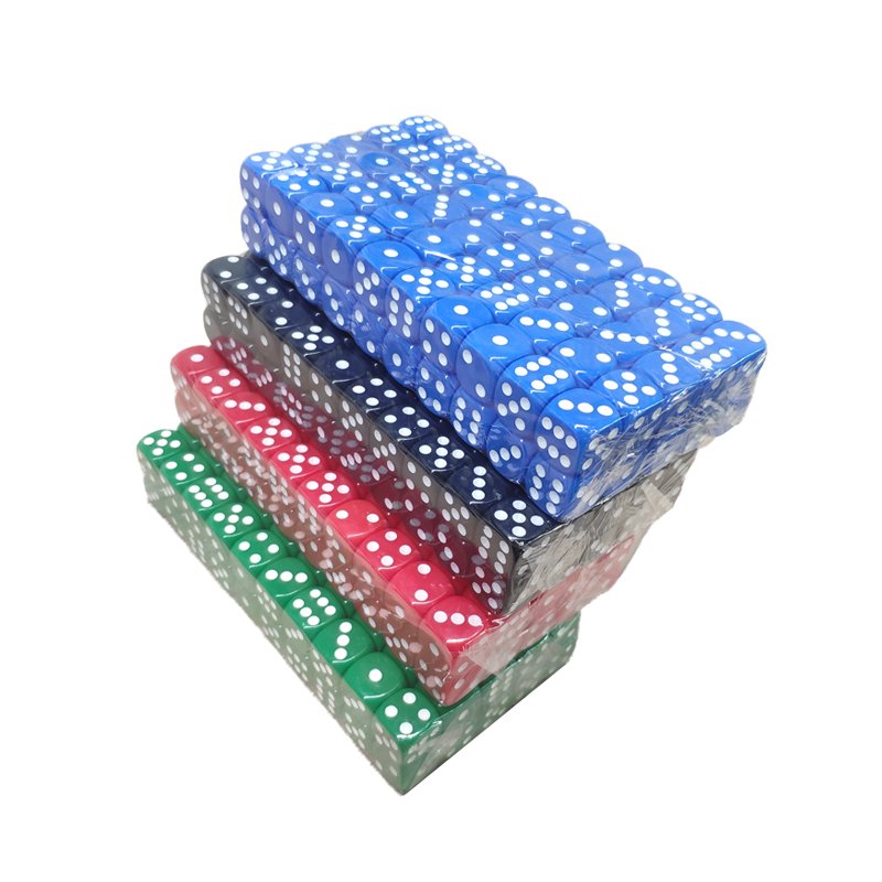 Custom Printed Dice With High Quality Of Various Sizes Wholesale,16mm Purpose Square Plastic Dice For Games