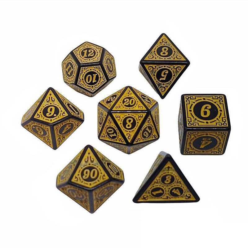 custom D4 D6 D8 D10 D100 D12 D20 dice games acrylic polyhedral rpg creative dice set for Dungeons and Dragons Board Game