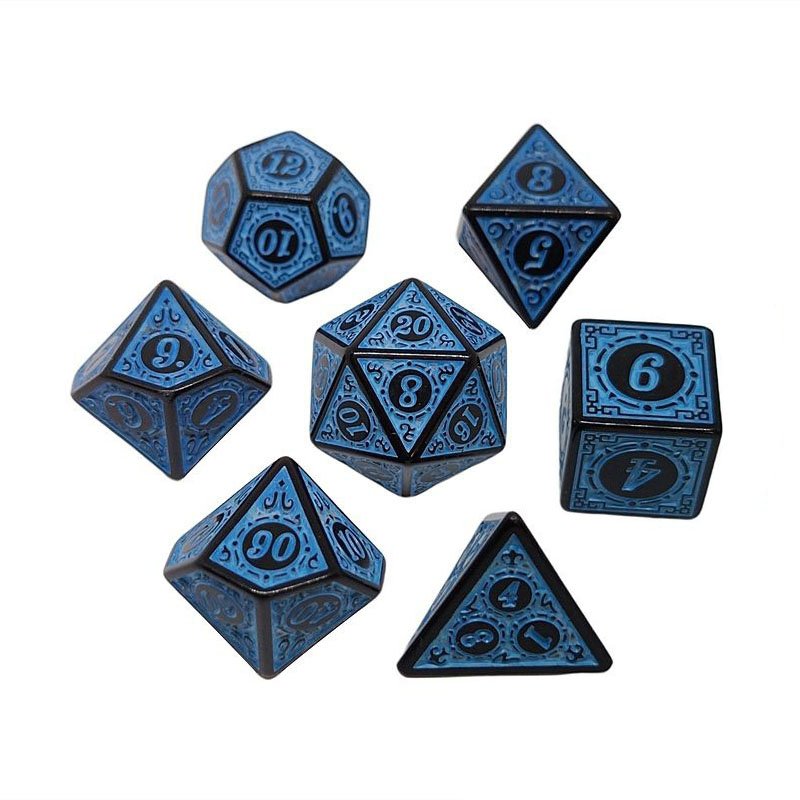 custom D4 D6 D8 D10 D100 D12 D20 dice games acrylic polyhedral rpg creative dice set for Dungeons and Dragons Board Game