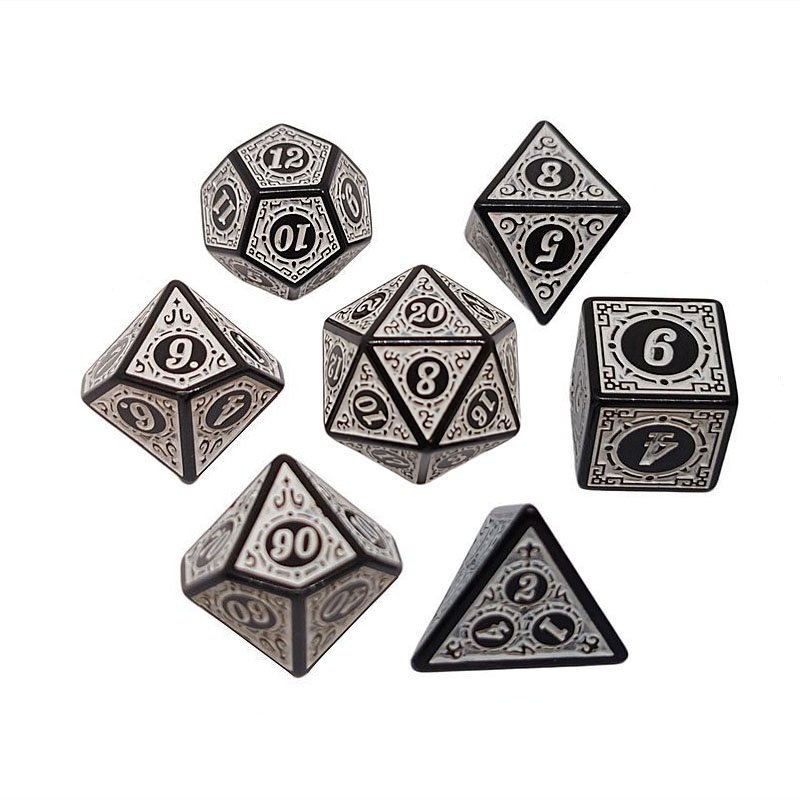custom D4 D6 D8 D10 D100 D12 D20 dice games acrylic polyhedral rpg creative dice set for Dungeons and Dragons Board Game