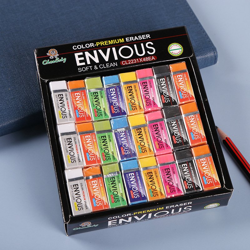 Kawaii kids stationery children student Exam pencil eraser Colored eraser