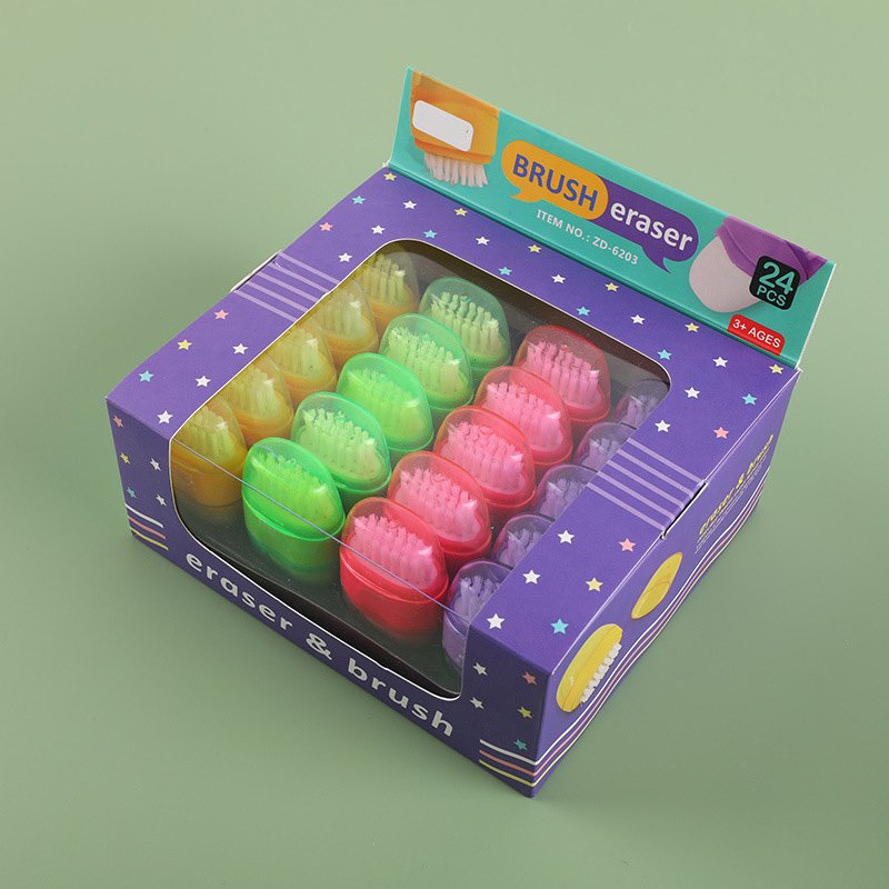 Creative Single Hole Pencil Sharpener Eraser Two In One Multifunctional Office Stationery Mini Cute School Supplies