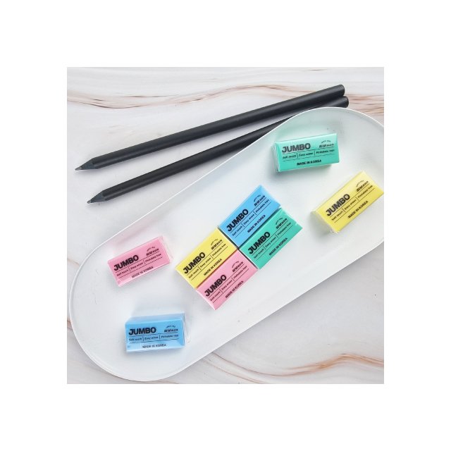 JUMBO PP Color Soft eraser Children's rubber KOREA STATIONERY UPGRADED ERASER professional