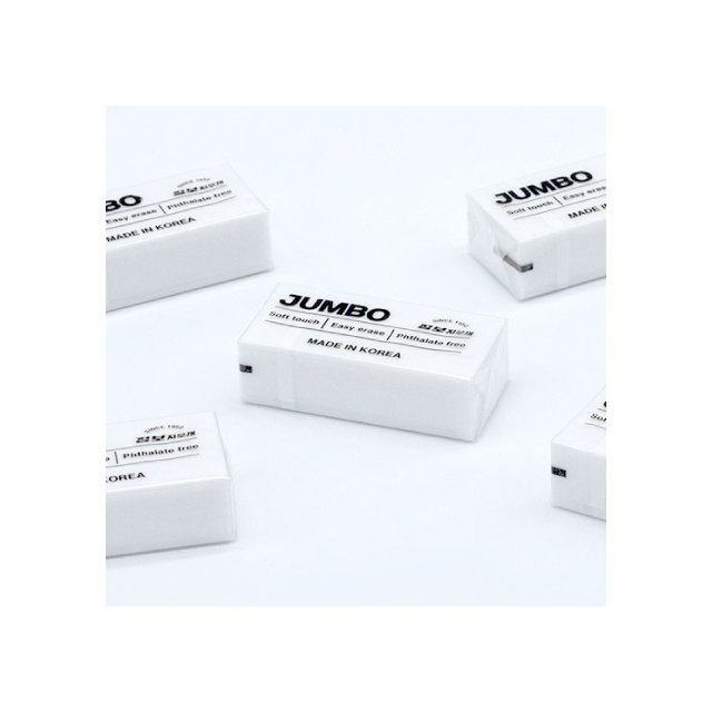 JUMBO PP Color Soft eraser Children's rubber KOREA STATIONERY UPGRADED ERASER professional