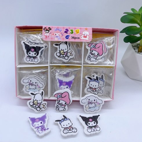 Children's Creative Cartoon Shaped Eraser Cute Girl's Heart Pencil Eraser Student Portable Eraser Stationery Gift