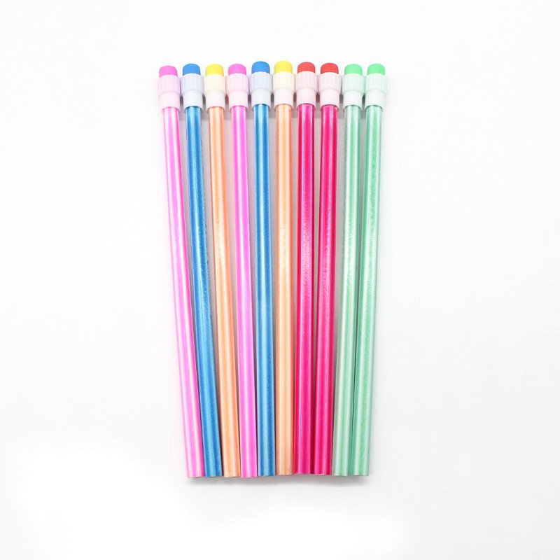 customized logo wooden hb Big Head erase pencil