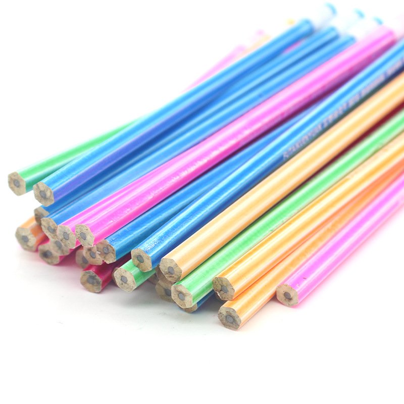 customized logo wooden hb Big Head erase pencil