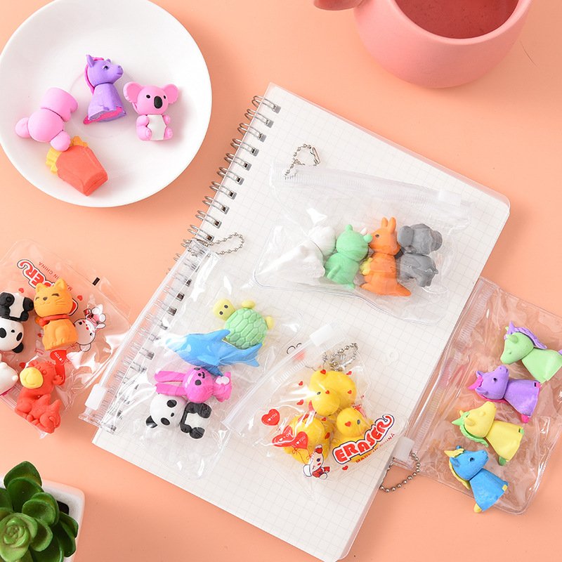 clean environmental fun assembly creative children's cute eraser