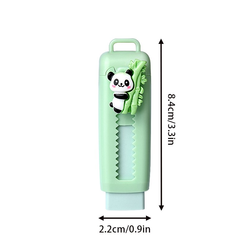 Super Clean Office Push and Pull Design Pencil Eraser Cartoon Rubber Erasers for Elementary School Kids