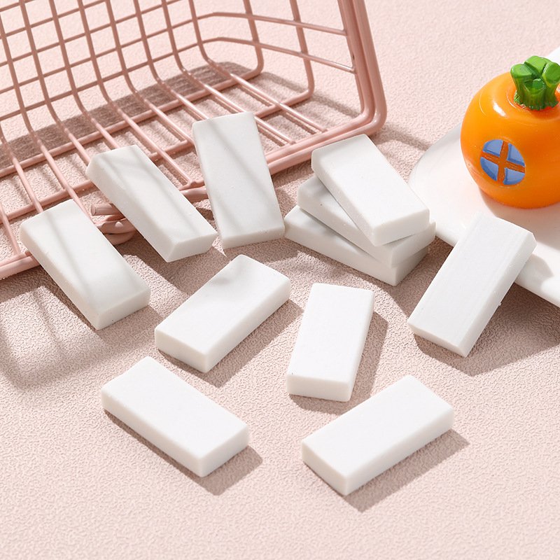 White eraser Student exam Painting Art TPR Eco-friendly children stationery wholesale PVC Eraser Clean Office Sketch Soft Eraser
