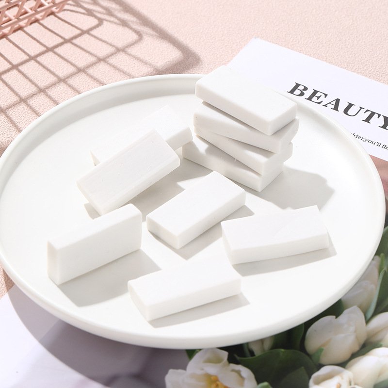 White eraser Student exam Painting Art TPR Eco-friendly children stationery wholesale PVC Eraser Clean Office Sketch Soft Eraser
