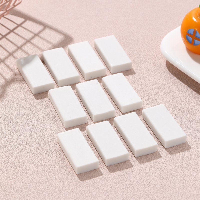 White eraser Student exam Painting Art TPR Eco-friendly children stationery wholesale PVC Eraser Clean Office Sketch Soft Eraser