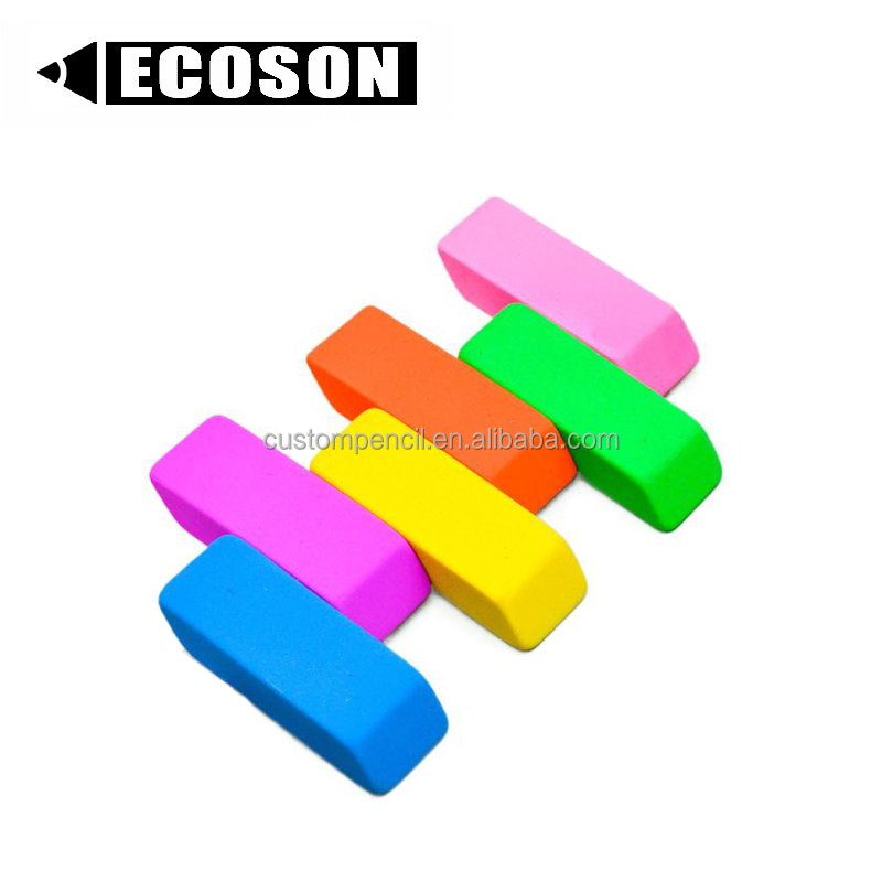 Wholesale Low Moq PENCIL Dust Free With Custom Design Eraser