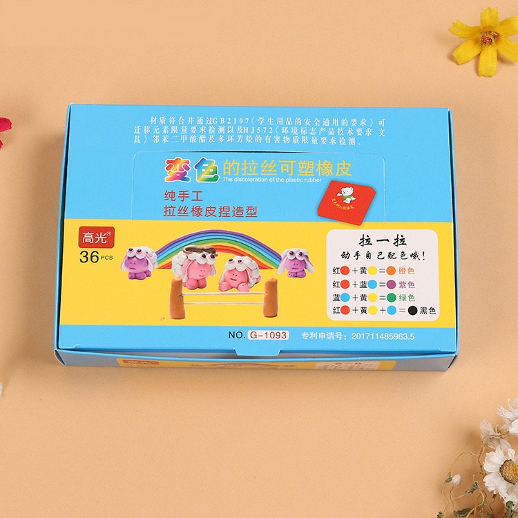 Eurolucky Brushed Eraser Primary Eraser For Children Plastic Erasers For Kids Color Change