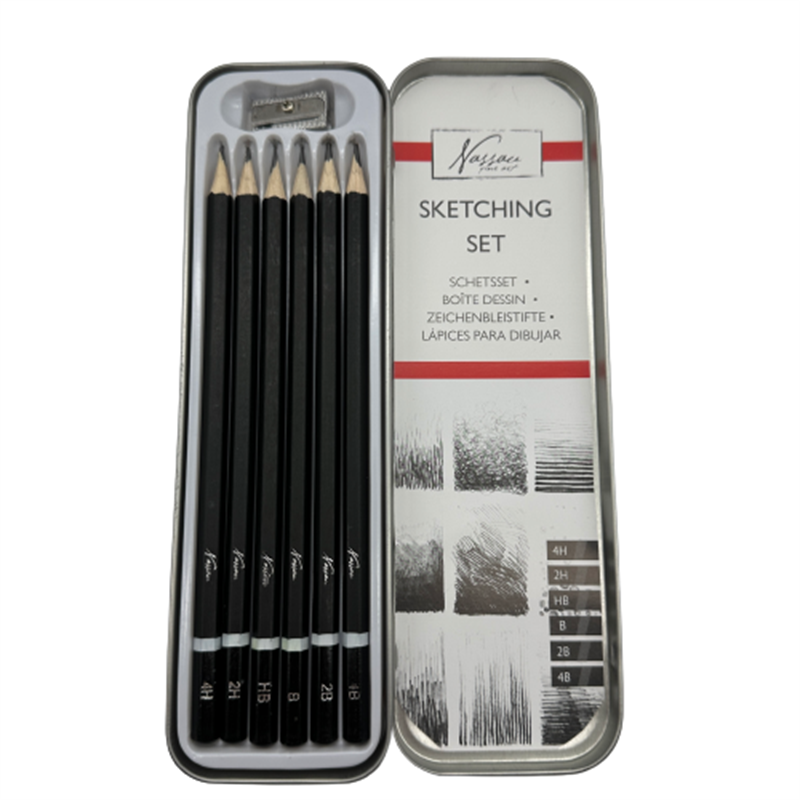in Stock Elegant Appearance Wood-Cased Standard Hexagonal Pencils Recyclable Classic Design Elegant Wood Pencil