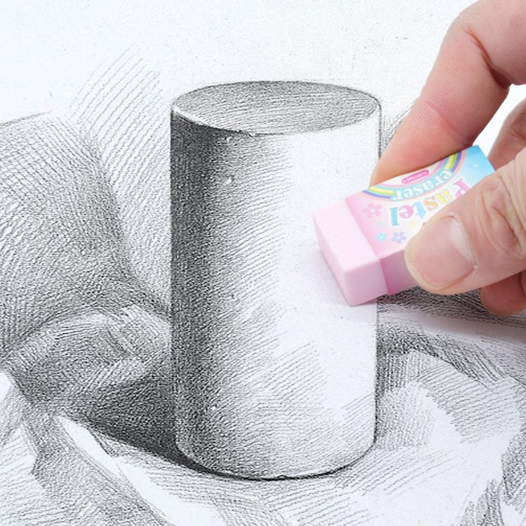 Yalong Pastel Eraser Cute Custom Pencil Eraser Classic Nontoxic Pencil Eraser Set