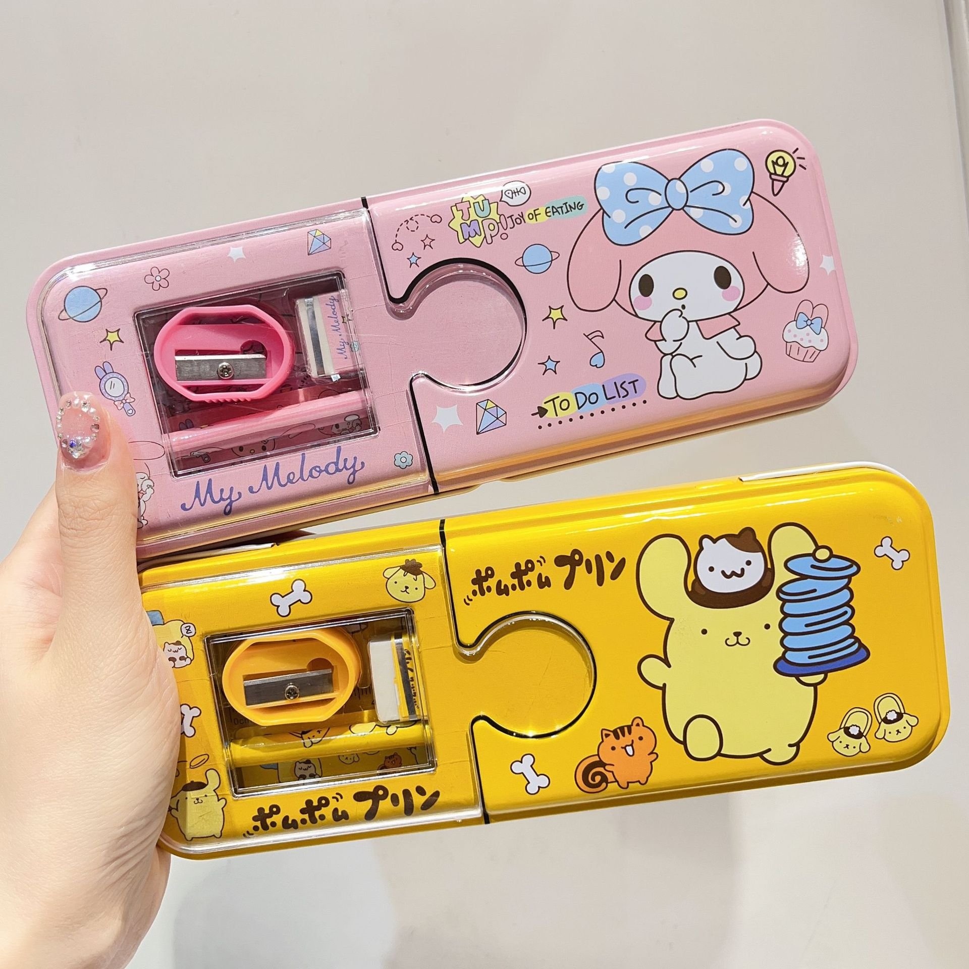 Animal 2-layer Pencil Case Children's Stationery Box Boys Girls Pen Box School Supplies