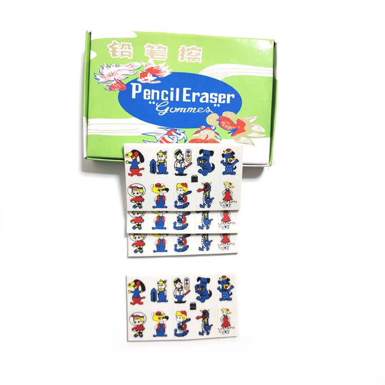 New Arrival Lovely Lightweight Eraser School Supplies Rectangular White Rubber Eraser for Children