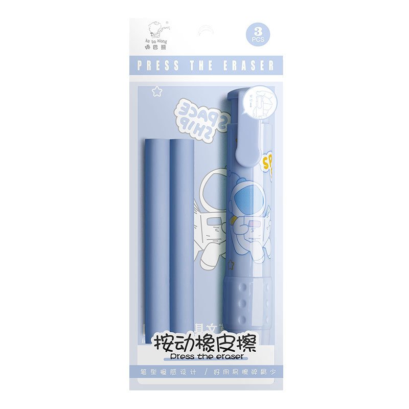 Best Selling Retractable Pencil Erasers Cute Erasers for Kids Back to School Supplies Wholesale Customize