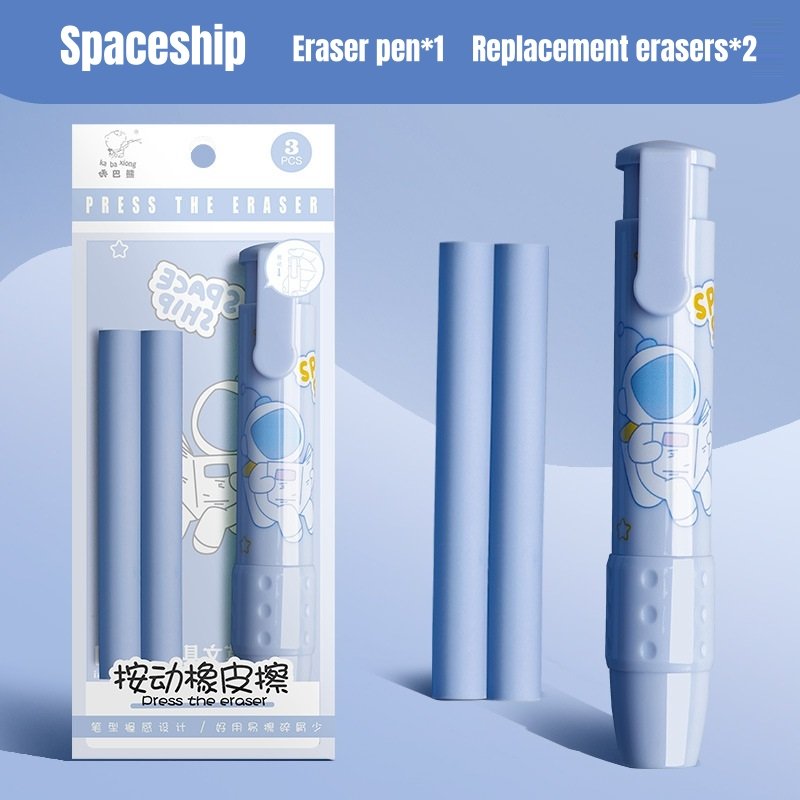 Best Selling Retractable Pencil Erasers Cute Erasers for Kids Back to School Supplies Wholesale Customize