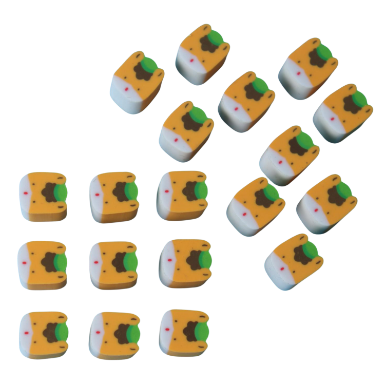 Factory Creative Cartoon Animal cut Eraser Fresh New TPR Material Rubber Can Cut Pencil Perfect Gift for kids