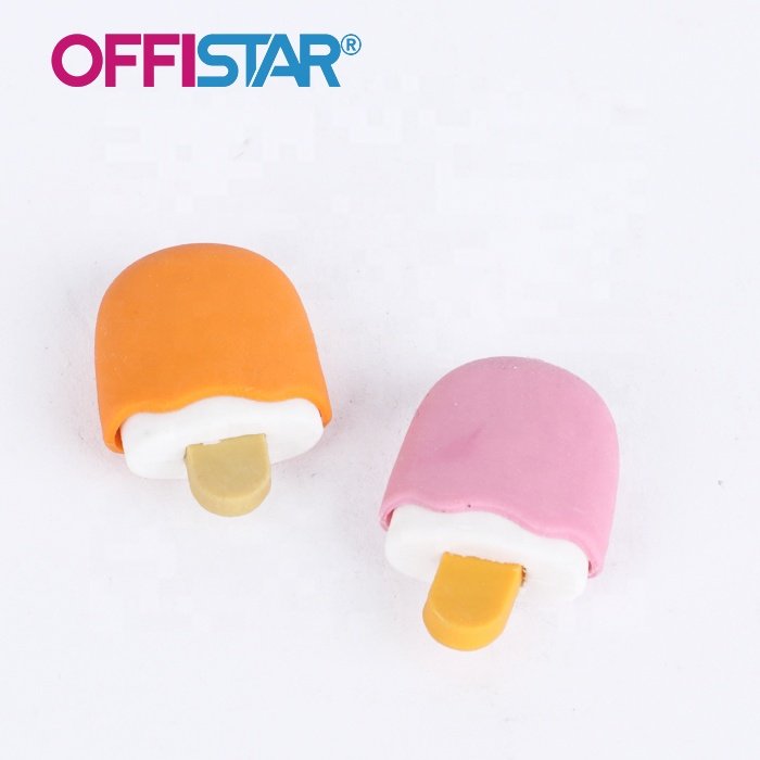 Stationary Set School Eraser Cute Customize Any Color Kawai Erasers Children Stationary Set