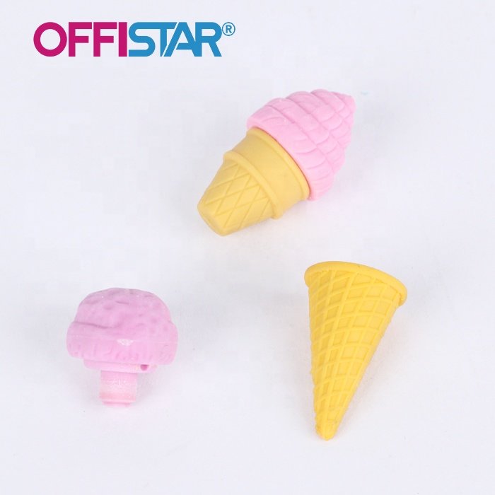 Stationary Set School Eraser Cute Customize Any Color Kawai Erasers Children Stationary Set
