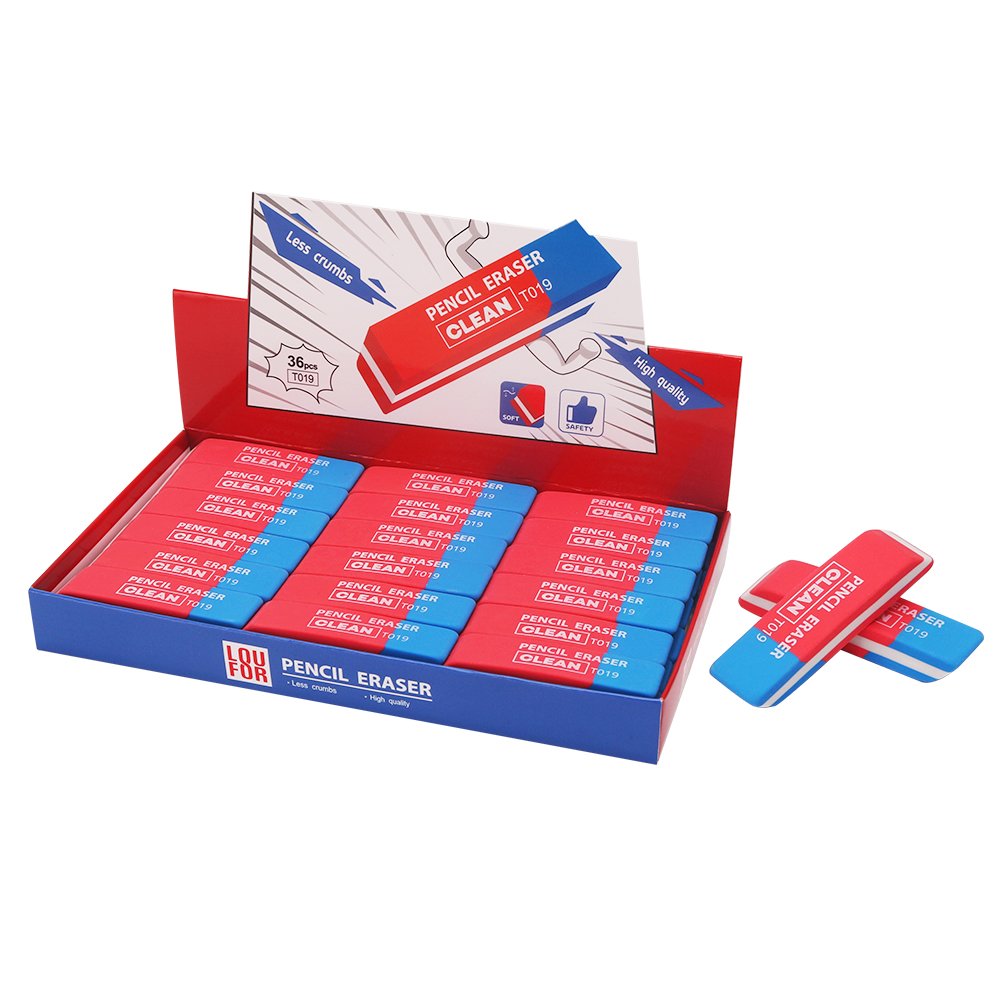wholesale color oblique eraser children's drawing writing pencil erasers leave no marks student stationery prizes