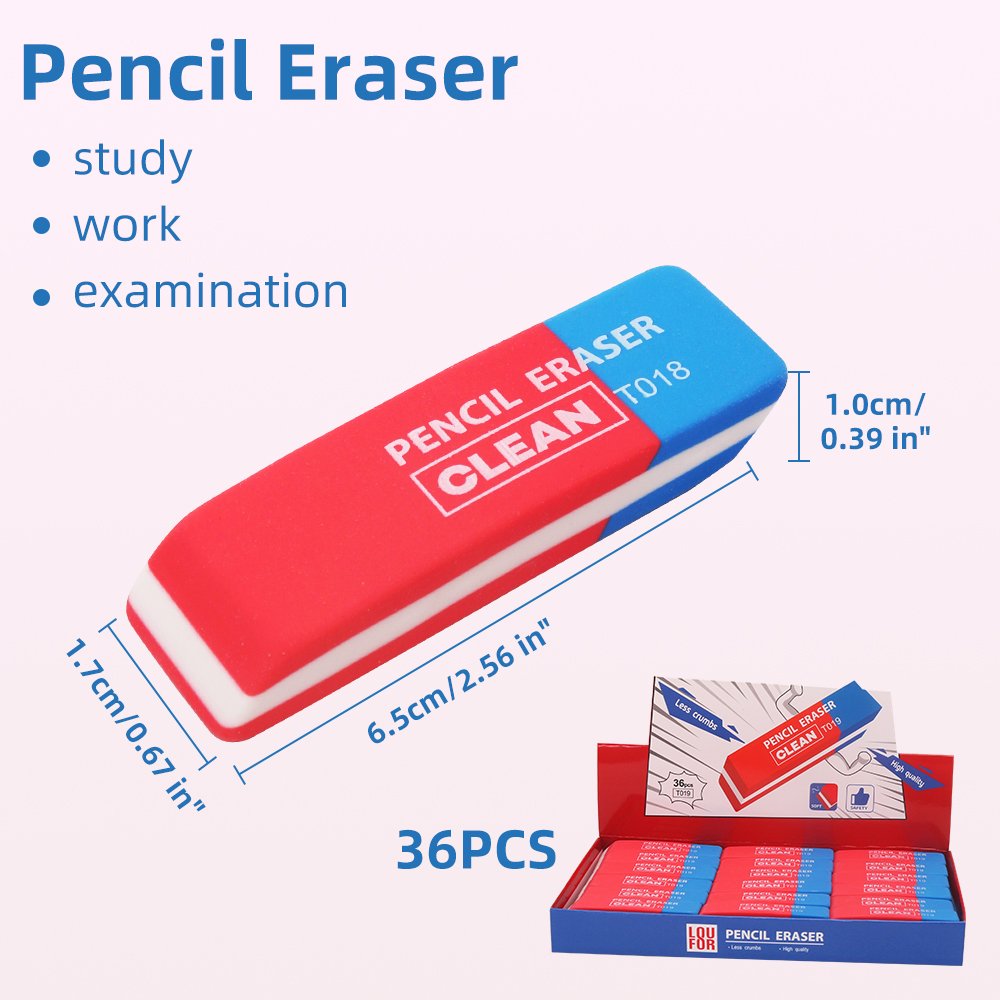 wholesale color oblique eraser children's drawing writing pencil erasers leave no marks student stationery prizes