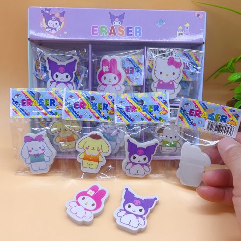 New Cute Shaped Eraser, Children's Girl Heart Mini Eraser, Student Pencil Eraser, Stationery, Reward Gift
