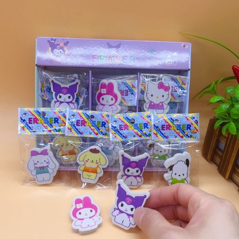 New Cute Shaped Eraser, Children's Girl Heart Mini Eraser, Student Pencil Eraser, Stationery, Reward Gift