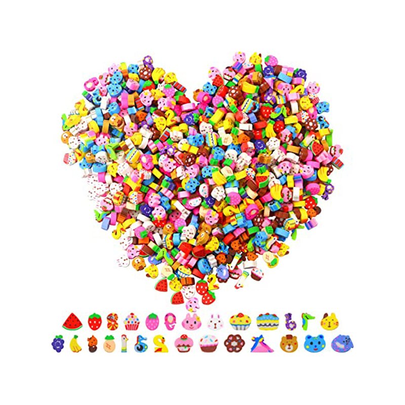 Fruit Rubber Eraser Mini Promotional Custom Pencil Eraser For Kids