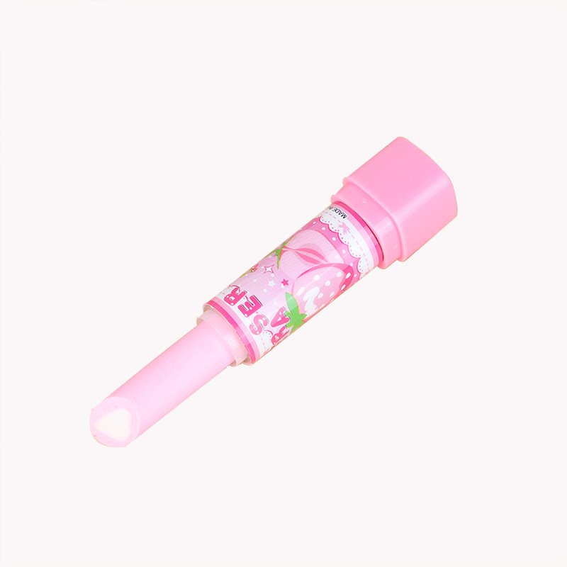 Creative Cartoons Lipstick Pencil Eraser Stationery Eraser Student Mini Eraser