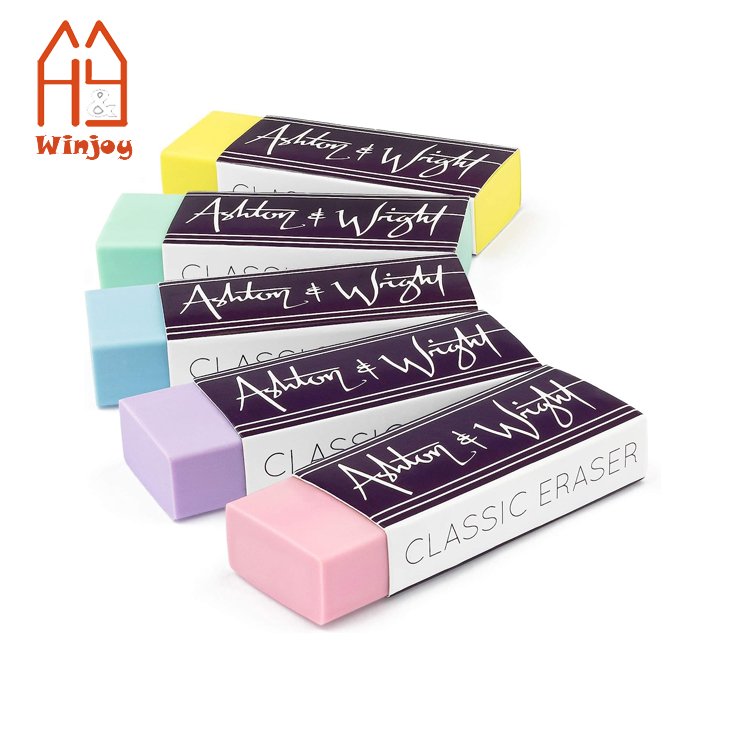 Square jelly eraser Transparent color PVC children's eraser factory imitation candy plastic eraser for school and office gift