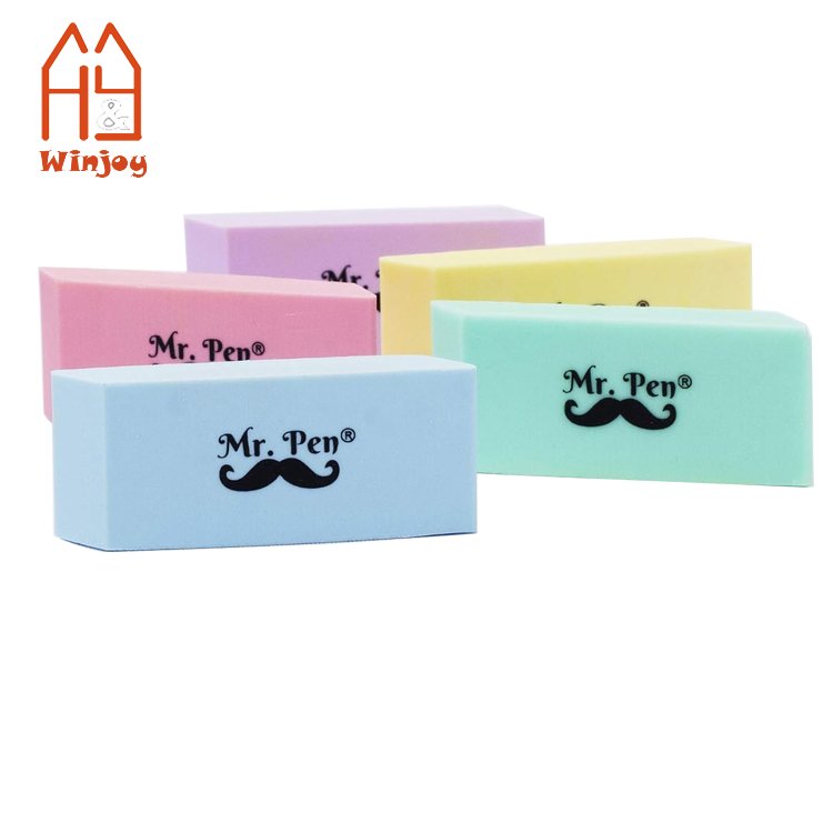 Square jelly eraser Transparent color PVC children's eraser factory imitation candy plastic eraser for school and office gift