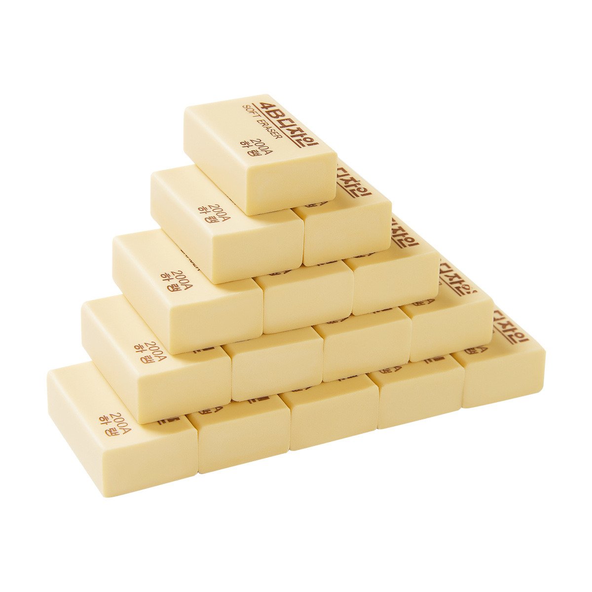 Yubon Wholesale Classic Erasers Soft Clean 4B Kids Pencil Eraser School Supplies Office Stationery Promotional Rubber Eraser