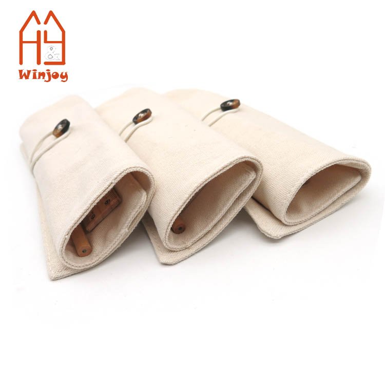 ECO friendly Cotton Bag Pencil Set School Stationrty Set Original Wood Color Pen/Ruler/ Pencil Sharpener Children School Kit