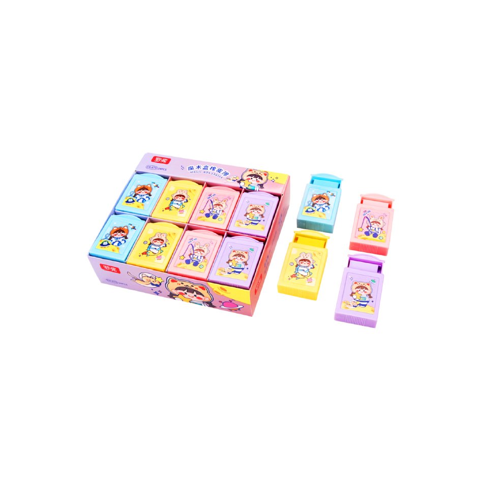 Magic eraser 37*27*6.5mm cute student eraser eco-friendly and durable