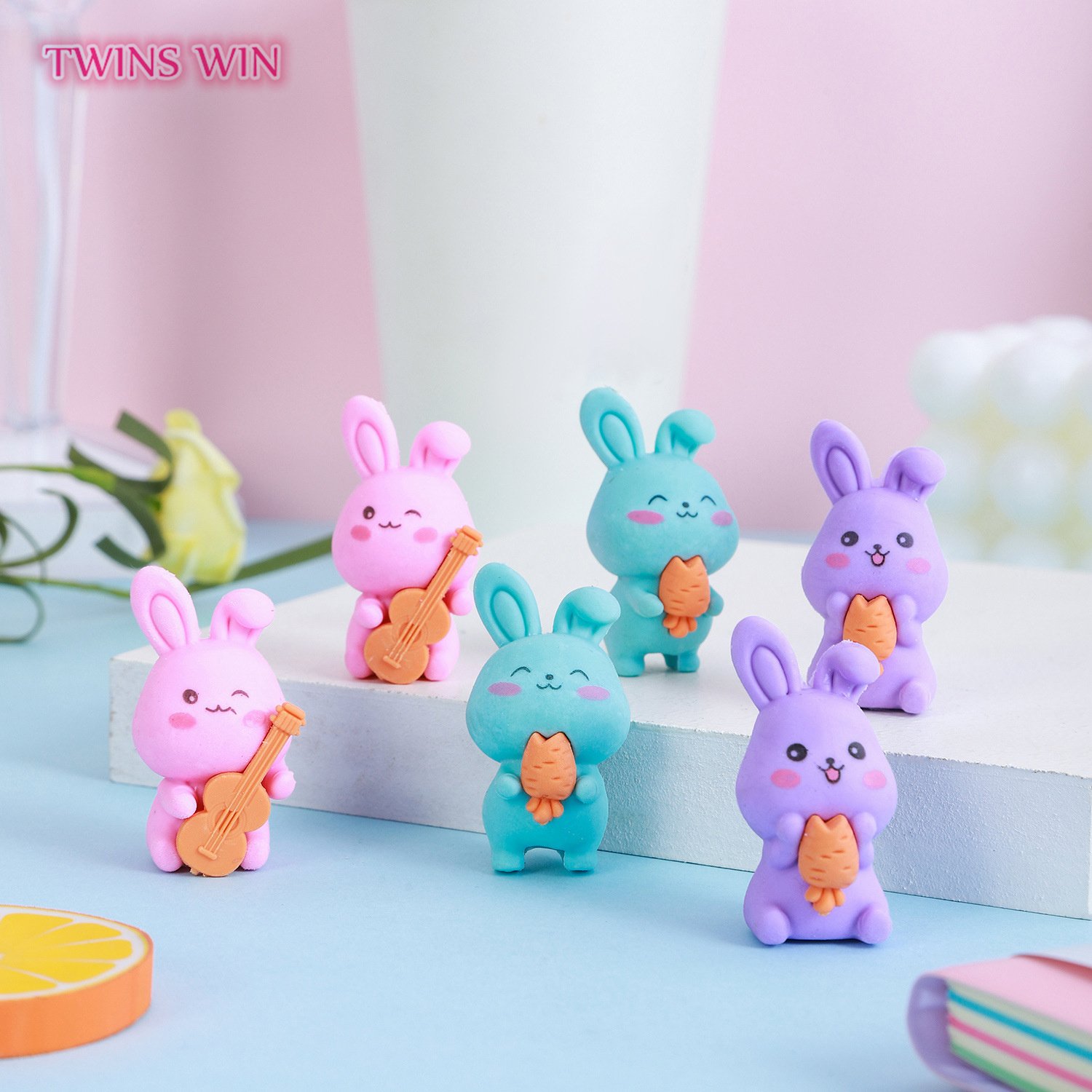 Creative Children's Day Christmas Gift Prize Eraser Student Cartoon Rabbit Eraser 757