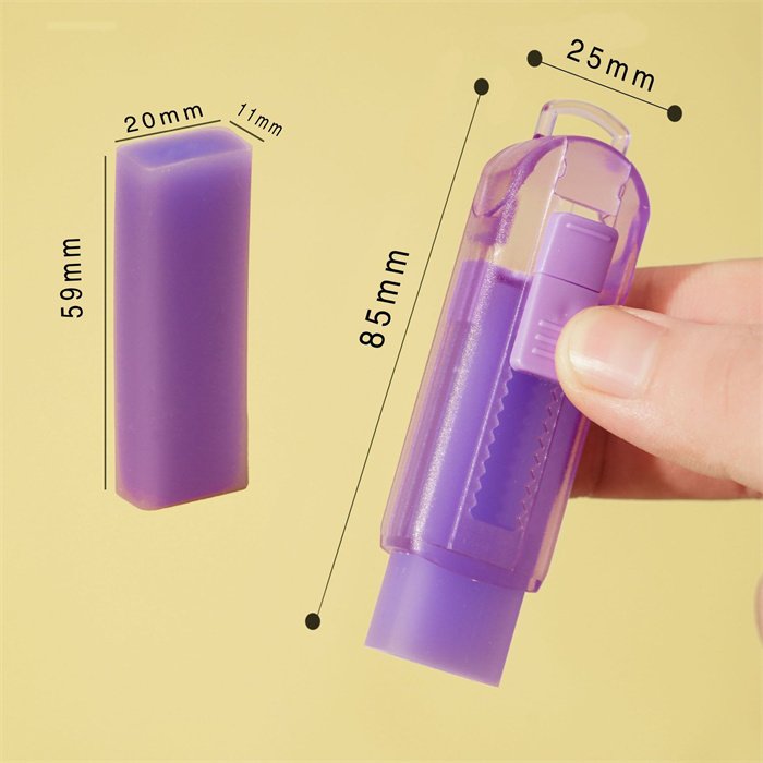 Most popular 2024 cartoon children school eraser stationery items China cheapest novelty funny cute erasers for kids