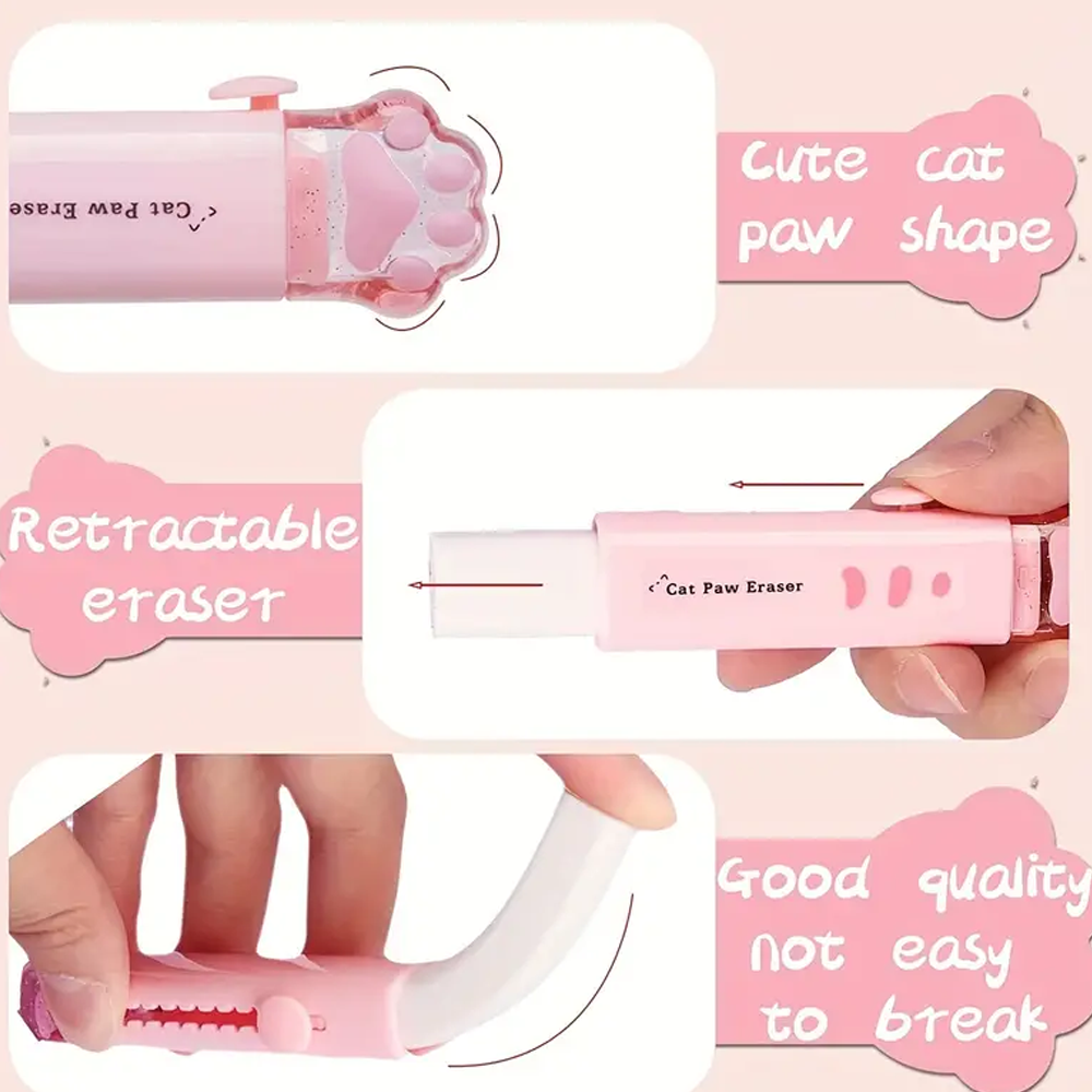 factory hot sale Eraser Stationery and School Supplies Eraser Pencil cleaning and durable
