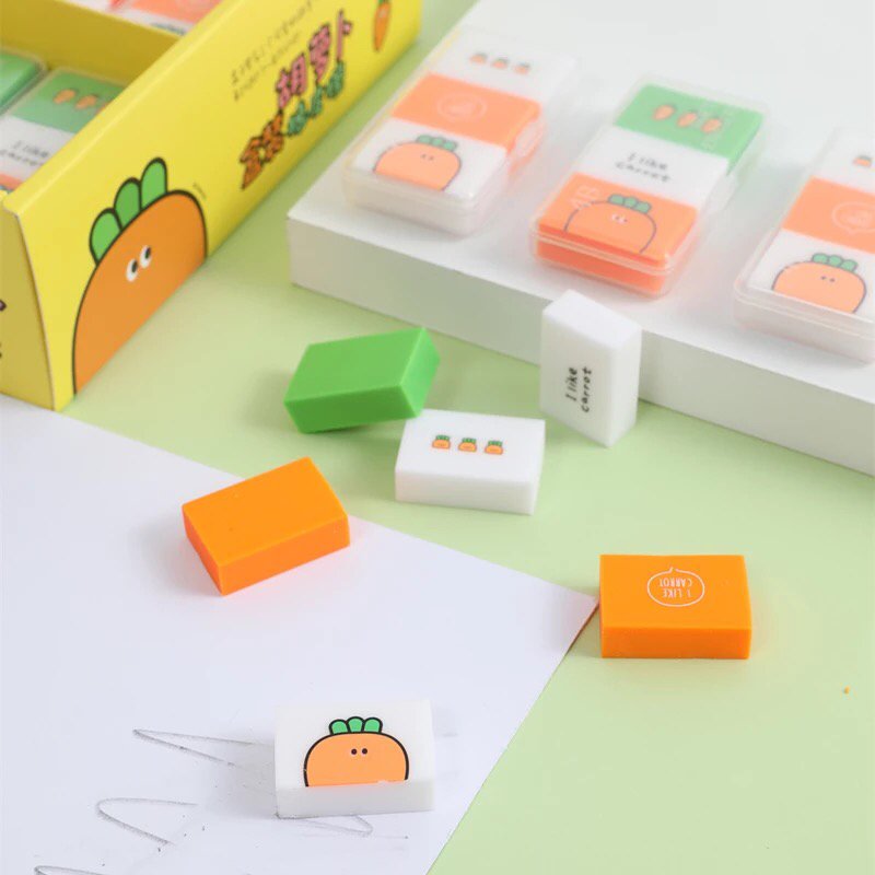 2021 Promotion school stationery Pencil Eraser Cute Colorful Rubber Pencil Eraser for kids