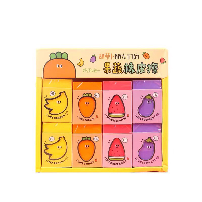 2021 Promotion school stationery Pencil Eraser Cute Colorful Rubber Pencil Eraser for kids