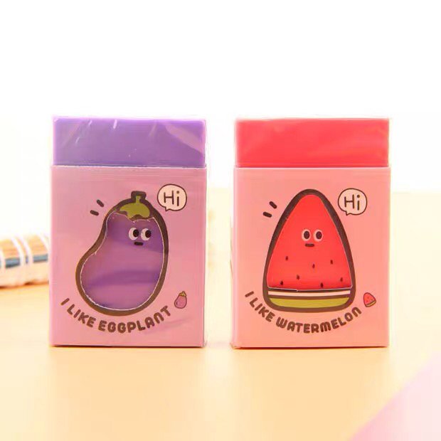 2021 Promotion school stationery Pencil Eraser Cute Colorful Rubber Pencil Eraser for kids